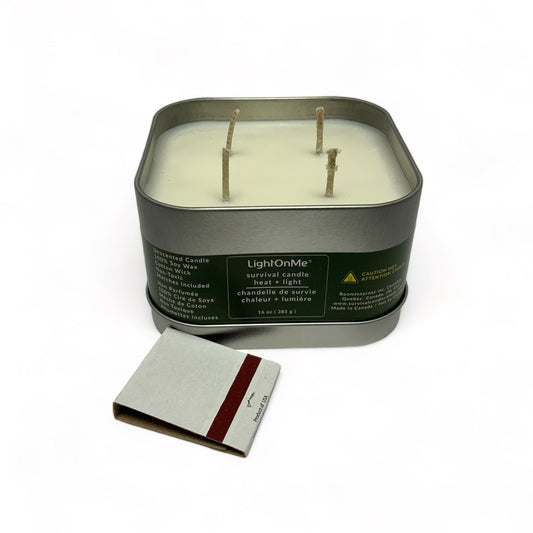 50 Hours Storm Ready Candle, Power Outage Candle, Emergency Preparedness, Survival Outdoor Gear